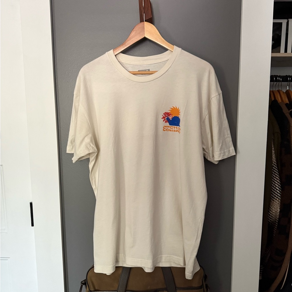 Stance Cream T-Shirt with Colorful Graphic